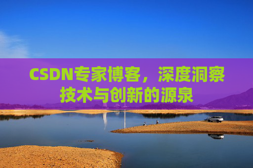 CSDN专家博客，深度洞察技术与创新的源泉